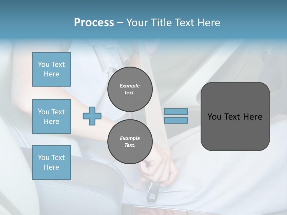 Transportation Automobile Lady PowerPoint Template