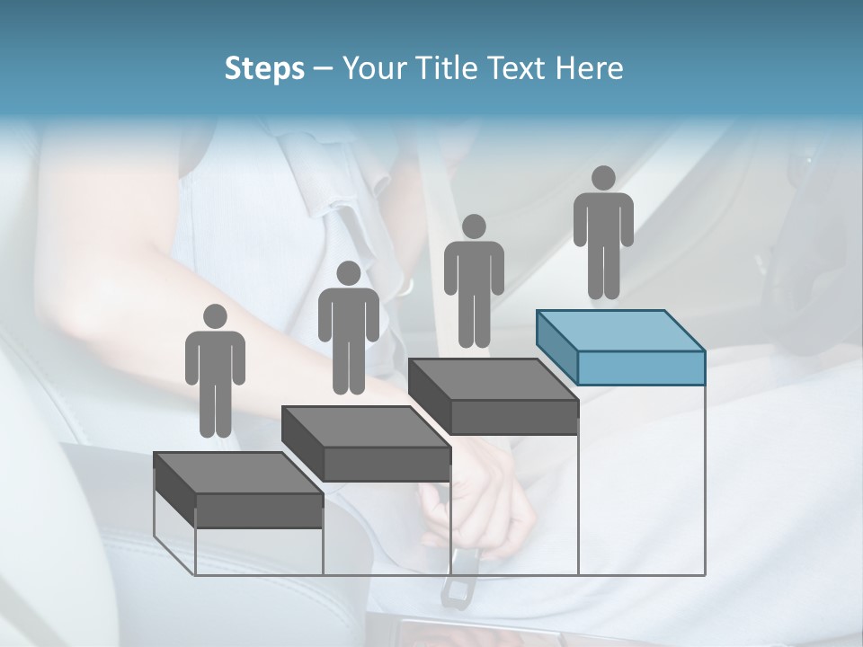 Transportation Automobile Lady PowerPoint Template