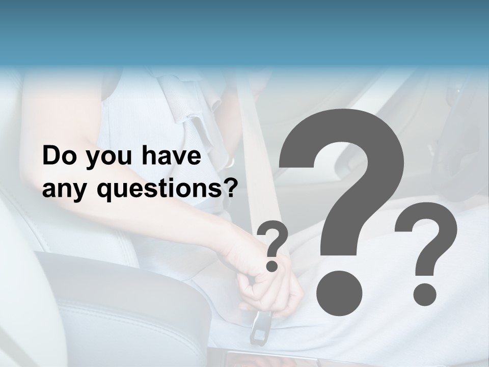 Transportation Automobile Lady PowerPoint Template