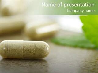 Medicine Brown Herbal Medicine PowerPoint Template