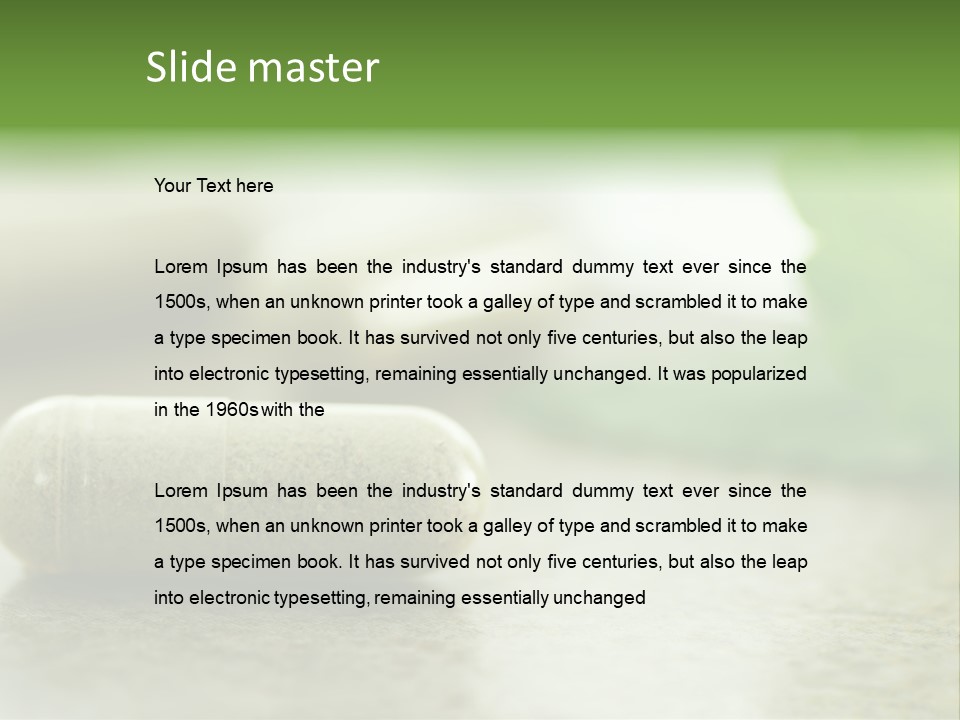 Medicine Brown Herbal Medicine PowerPoint Template