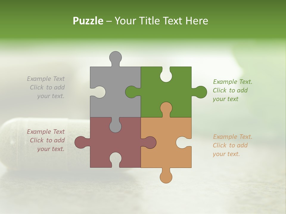 Medicine Brown Herbal Medicine PowerPoint Template