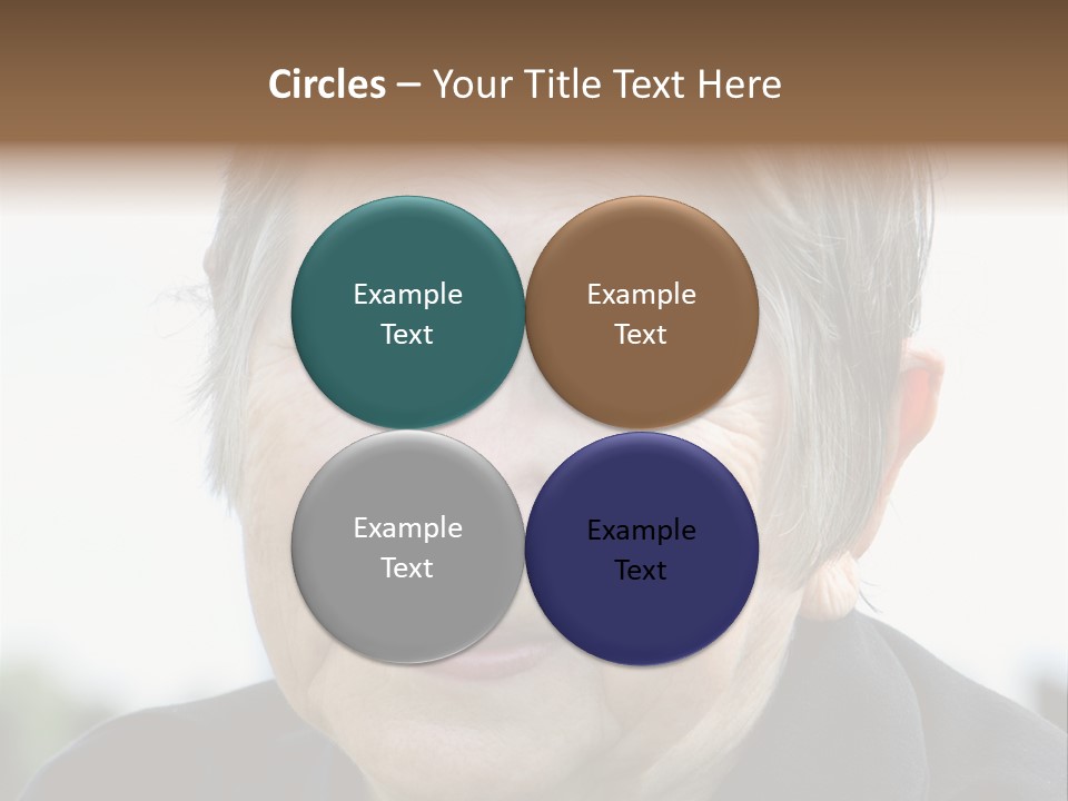 Woman Pensioner Age PowerPoint Template