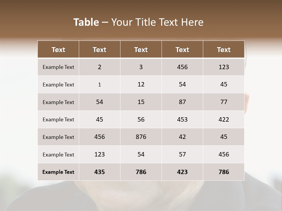 Woman Pensioner Age PowerPoint Template