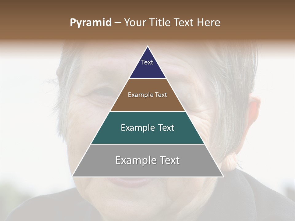 Woman Pensioner Age PowerPoint Template