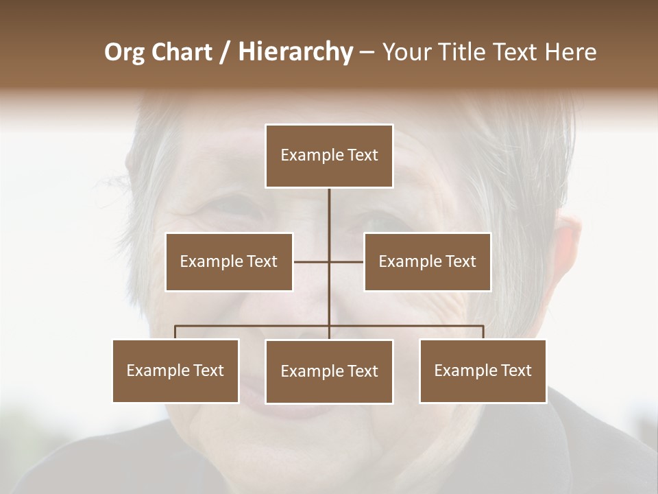 Woman Pensioner Age PowerPoint Template