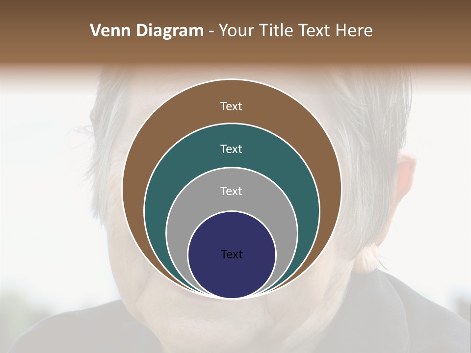 Woman Pensioner Age PowerPoint Template