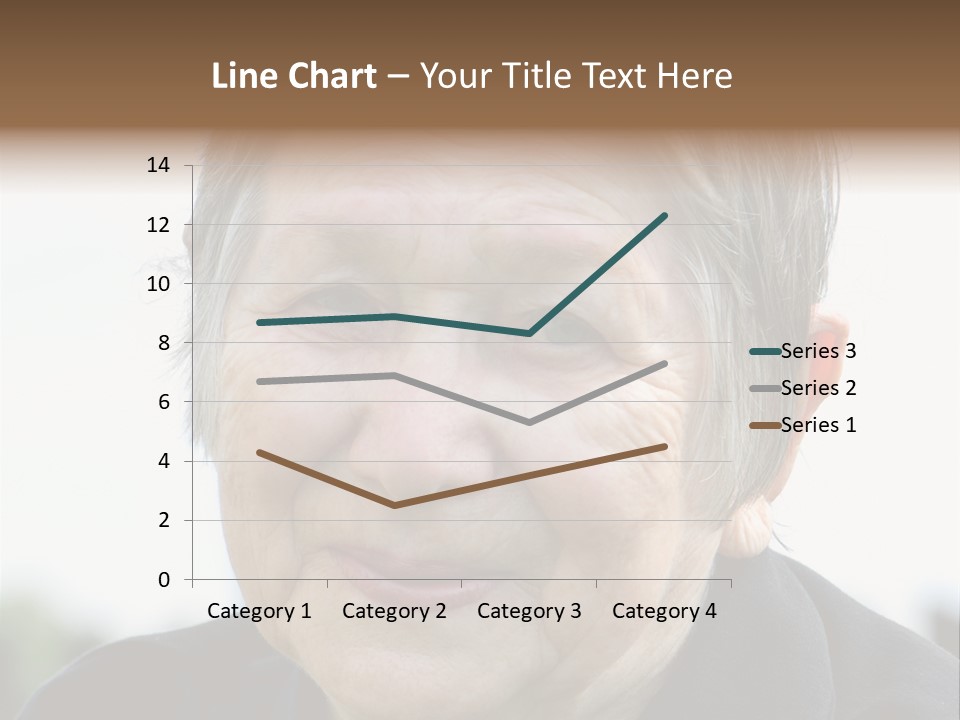 Woman Pensioner Age PowerPoint Template