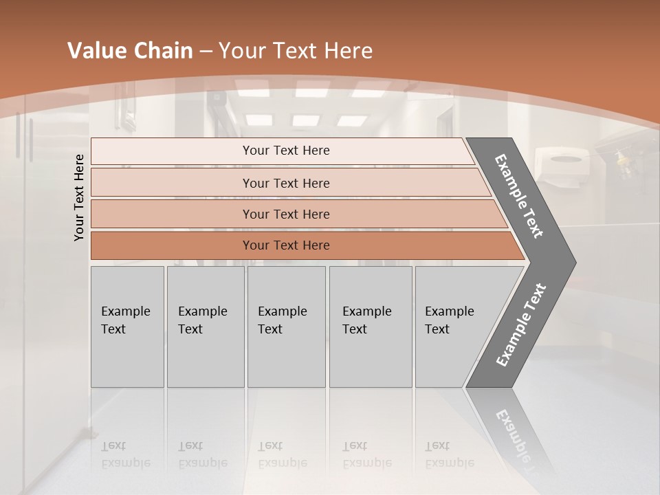 Clinic Corridor Male PowerPoint Template