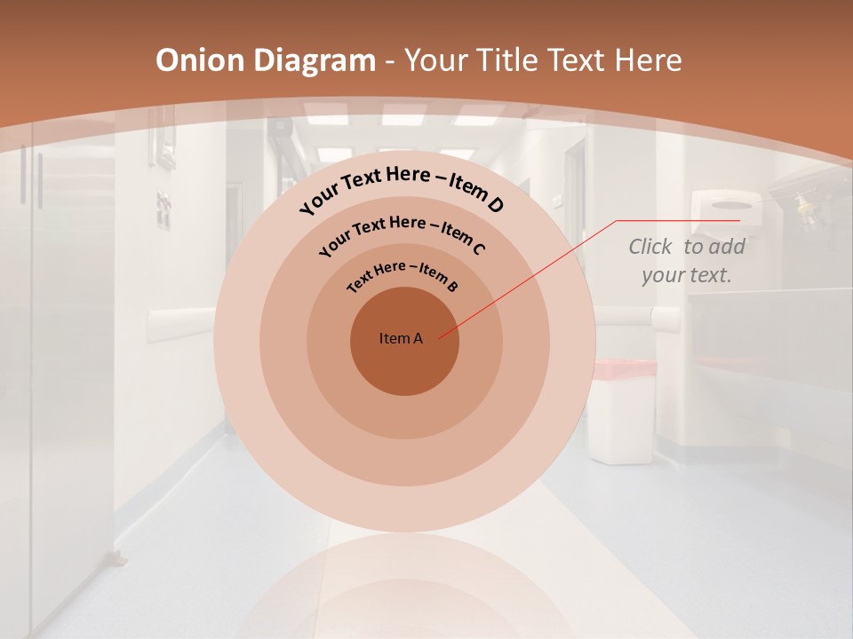 Clinic Corridor Male PowerPoint Template