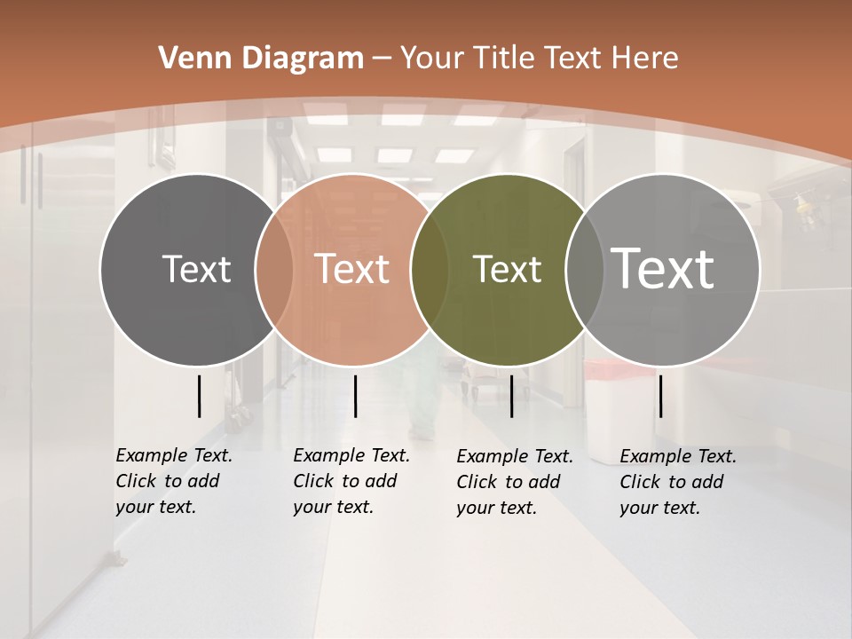 Clinic Corridor Male PowerPoint Template