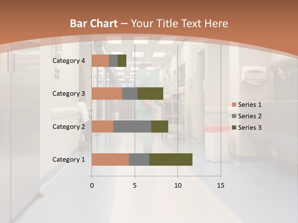 Clinic Corridor Male PowerPoint Template