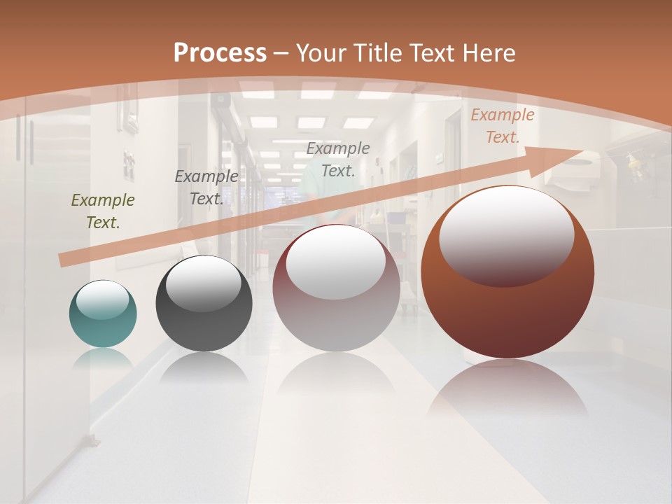Clinic Corridor Male PowerPoint Template