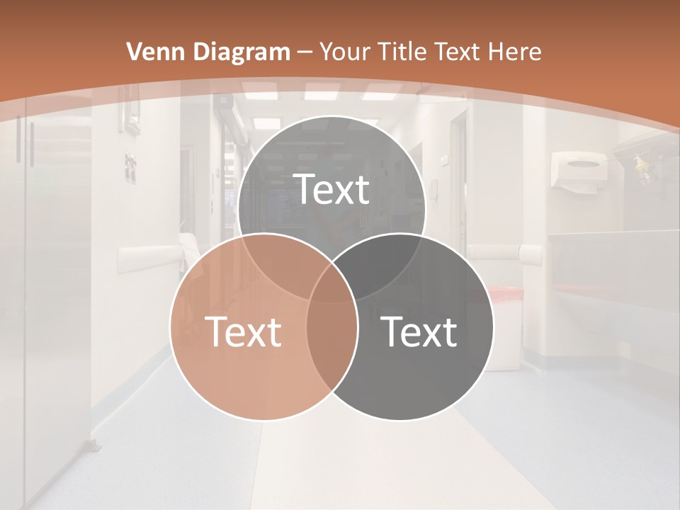 Clinic Corridor Male PowerPoint Template