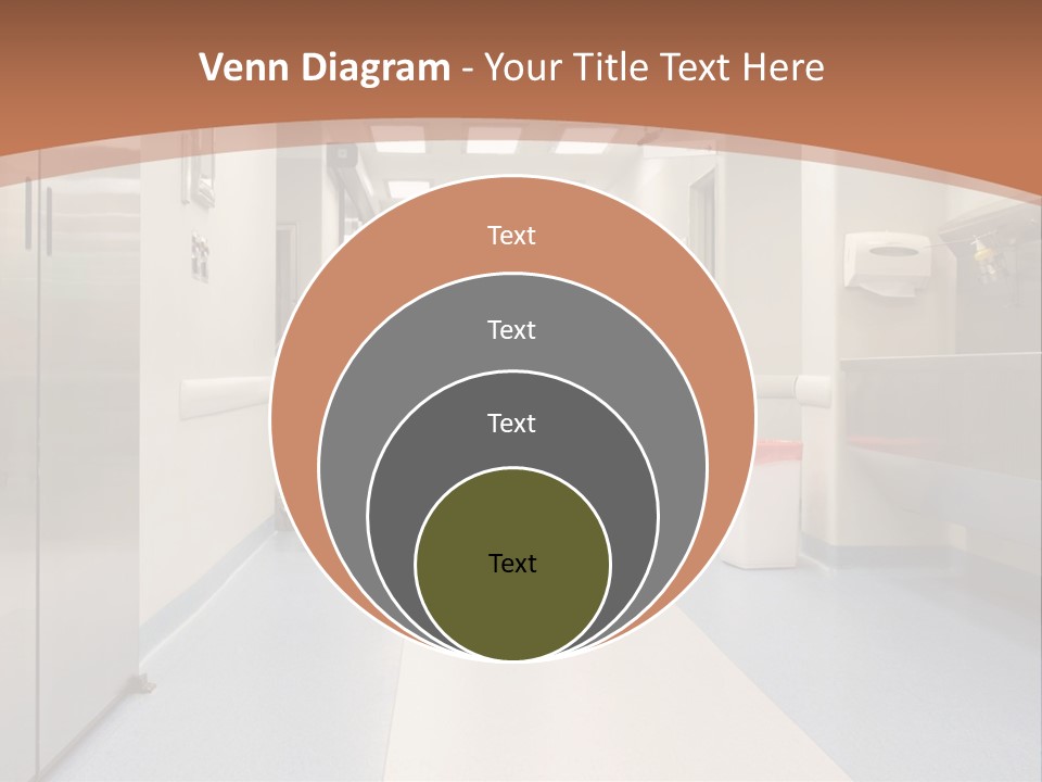 Clinic Corridor Male PowerPoint Template