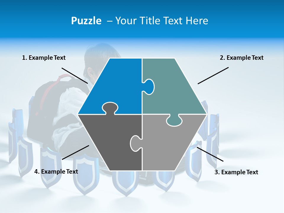 A Young Boy Sitting On The Ground Using A Laptop PowerPoint Template