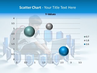 A Young Boy Sitting On The Ground Using A Laptop PowerPoint Template