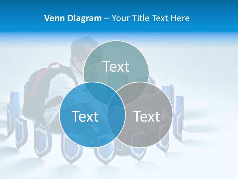 A Young Boy Sitting On The Ground Using A Laptop PowerPoint Template