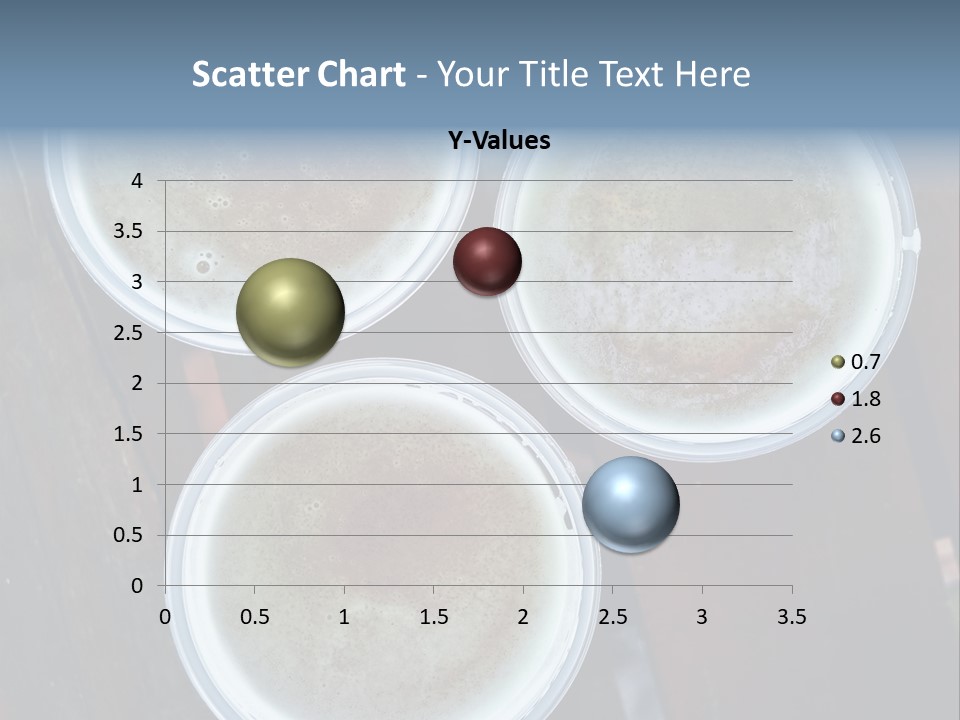 Three Cups Of Coffee Sitting On Top Of A Wooden Table PowerPoint Template