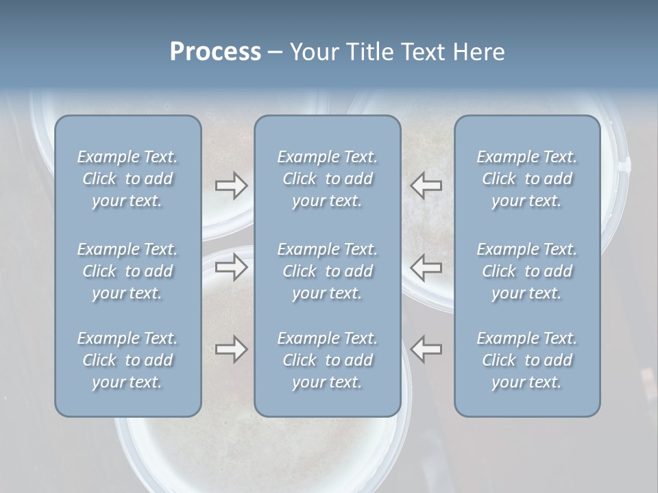 Three Cups Of Coffee Sitting On Top Of A Wooden Table PowerPoint Template