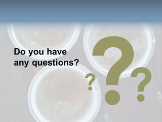 Three Cups Of Coffee Sitting On Top Of A Wooden Table PowerPoint Template