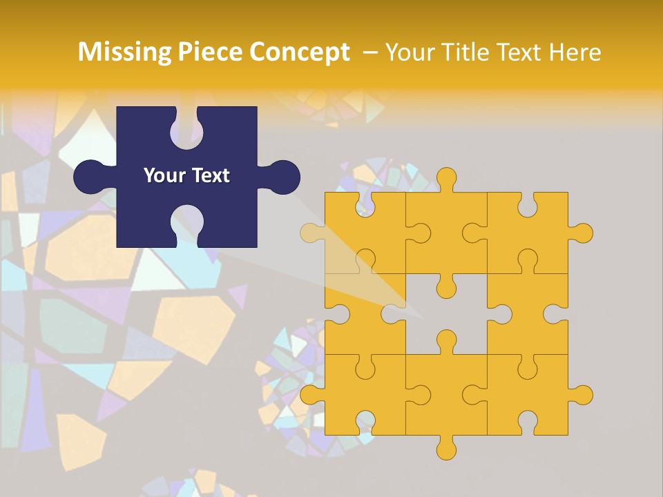 A Group Of Colorful Shapes On A Purple Background PowerPoint Template