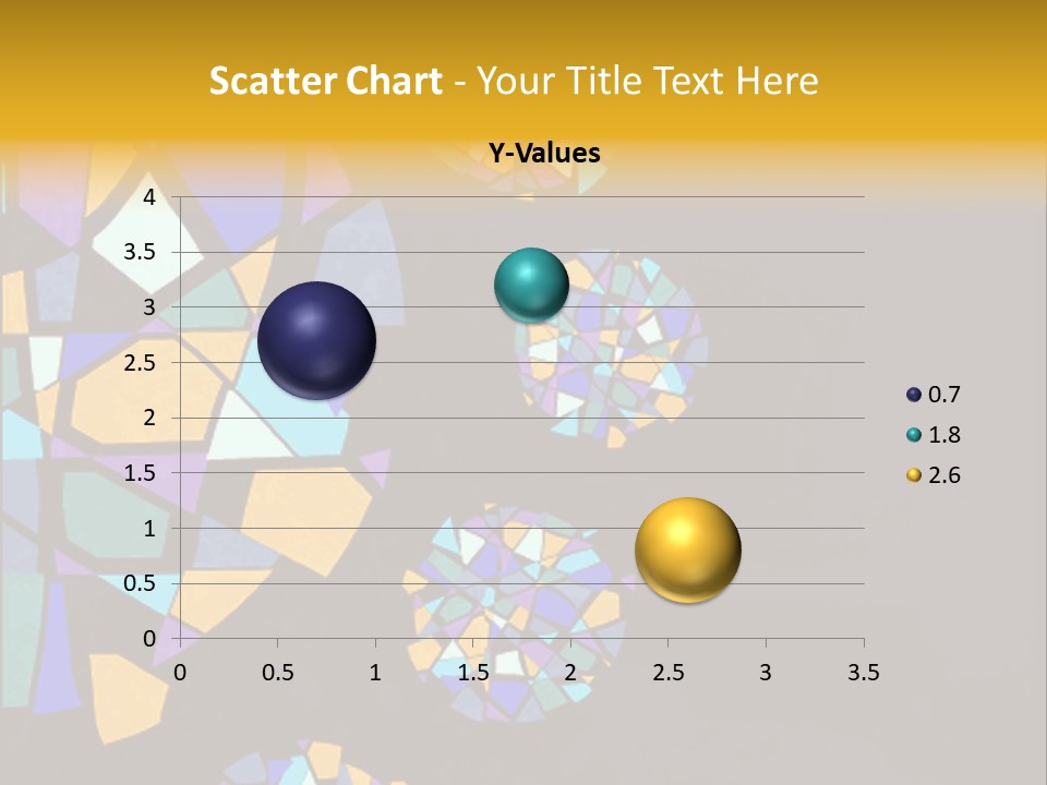 A Group Of Colorful Shapes On A Purple Background PowerPoint Template