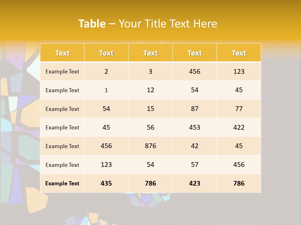 A Group Of Colorful Shapes On A Purple Background PowerPoint Template