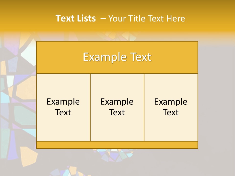 A Group Of Colorful Shapes On A Purple Background PowerPoint Template