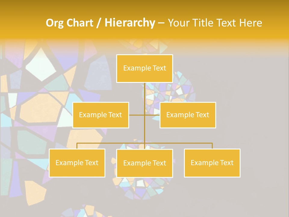A Group Of Colorful Shapes On A Purple Background PowerPoint Template