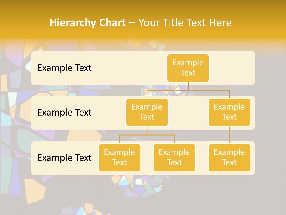 A Group Of Colorful Shapes On A Purple Background PowerPoint Template