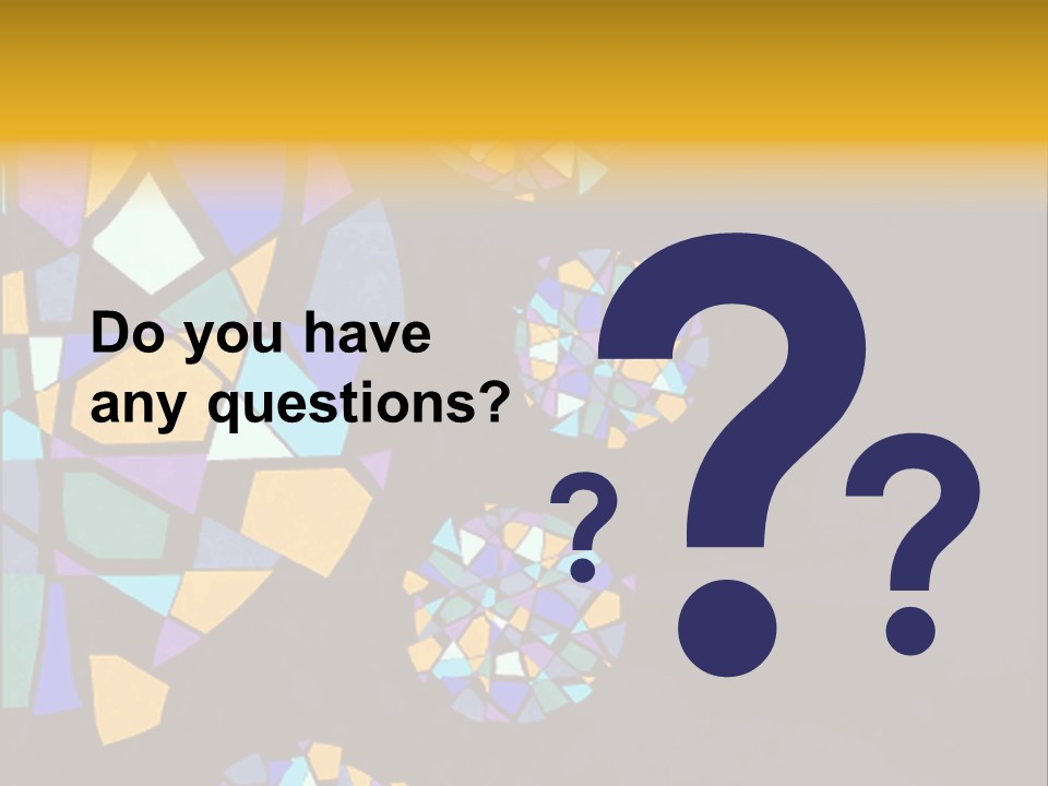 A Group Of Colorful Shapes On A Purple Background PowerPoint Template