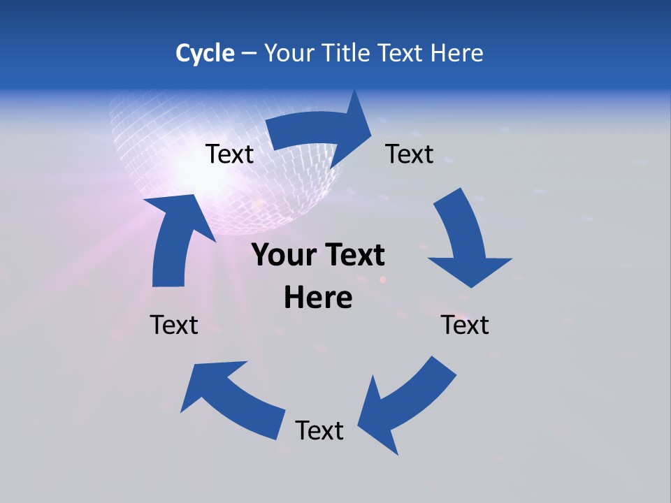 Spotlight Laser Ball PowerPoint Template