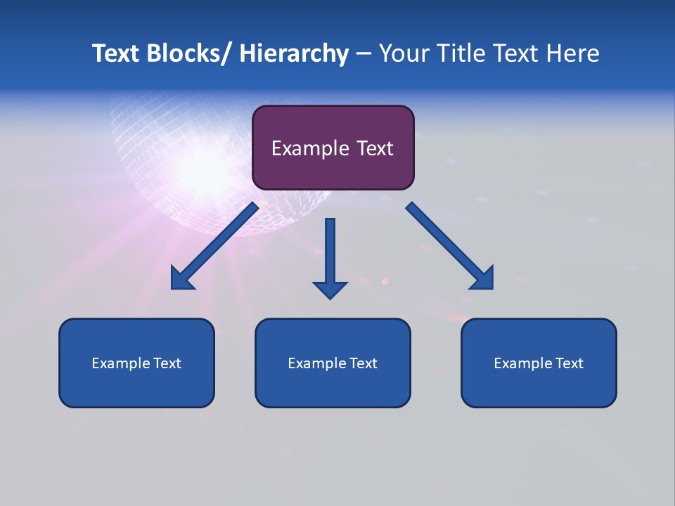 Spotlight Laser Ball PowerPoint Template