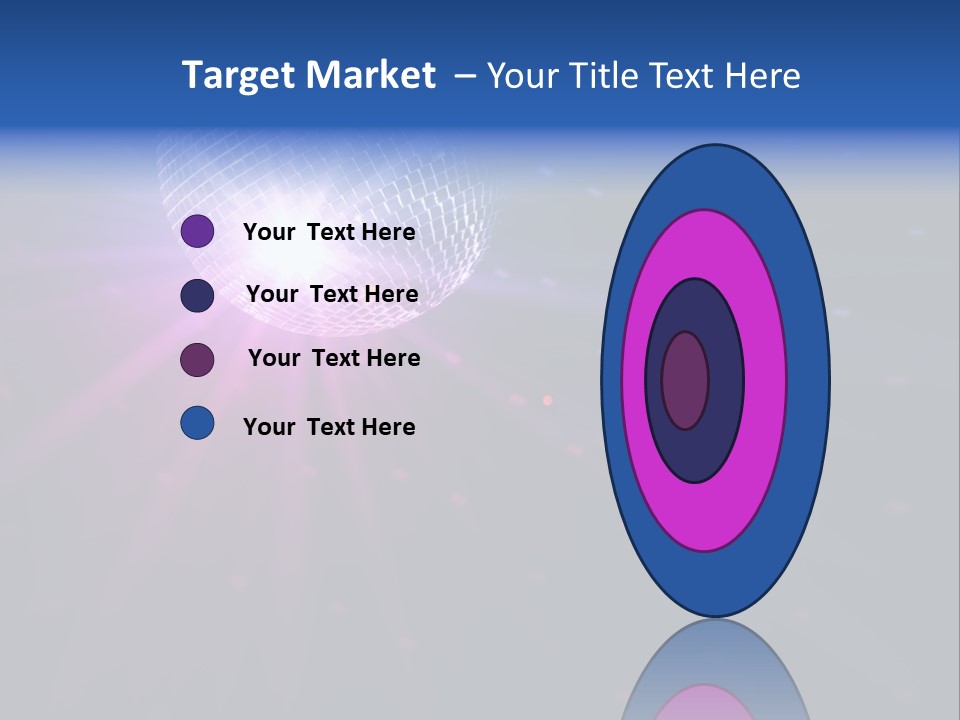 Spotlight Laser Ball PowerPoint Template