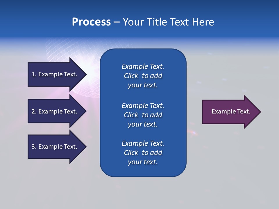 Spotlight Laser Ball PowerPoint Template