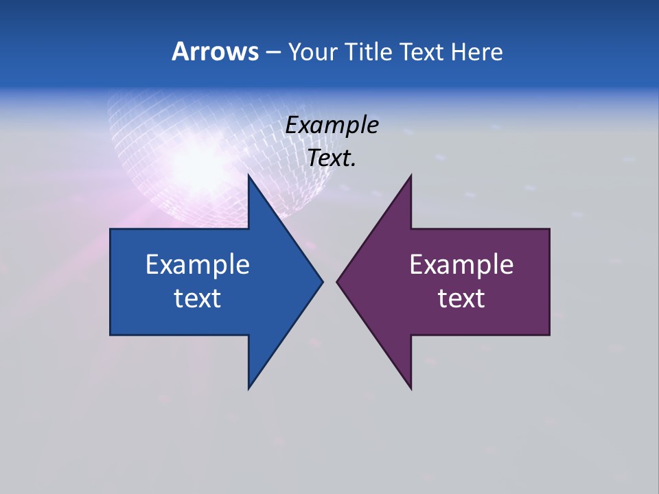 Spotlight Laser Ball PowerPoint Template