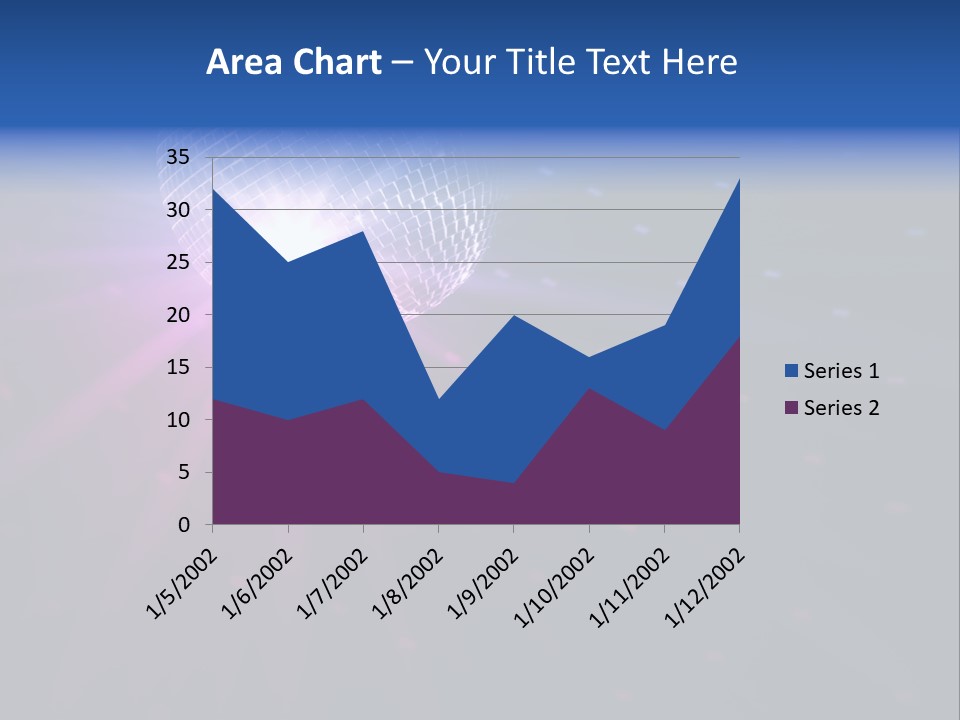 Spotlight Laser Ball PowerPoint Template