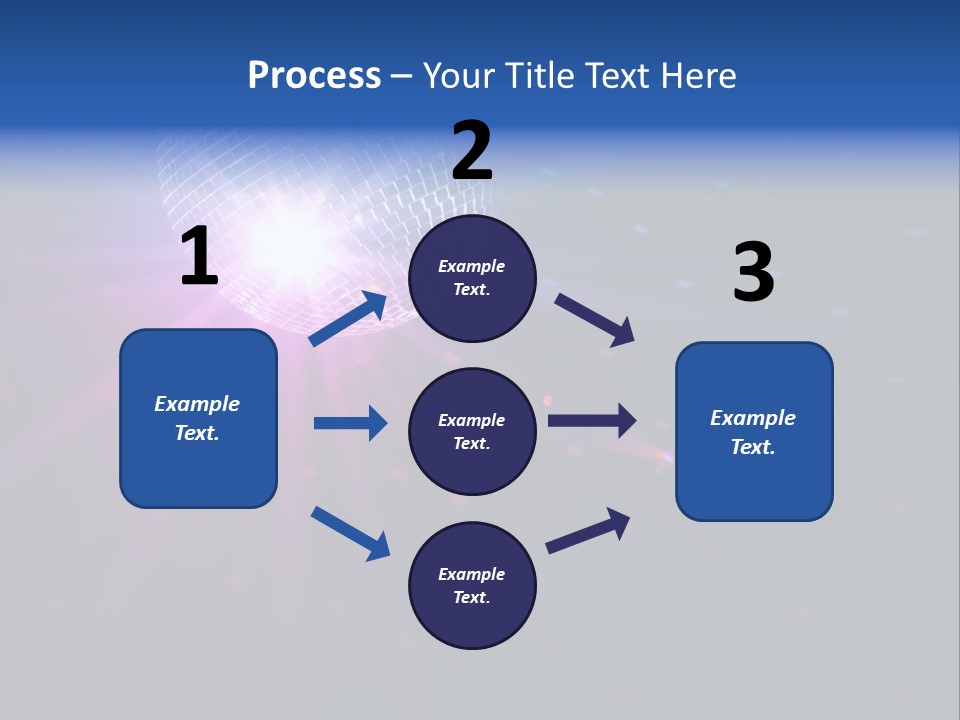 Spotlight Laser Ball PowerPoint Template