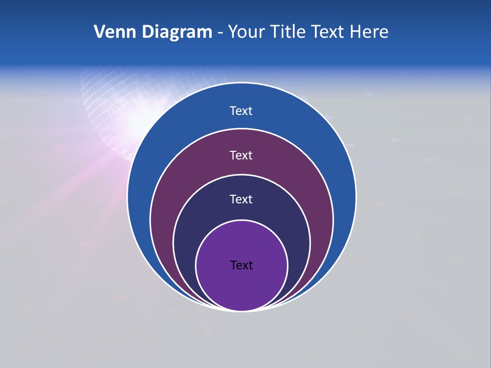 Spotlight Laser Ball PowerPoint Template