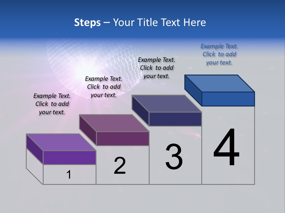 Spotlight Laser Ball PowerPoint Template