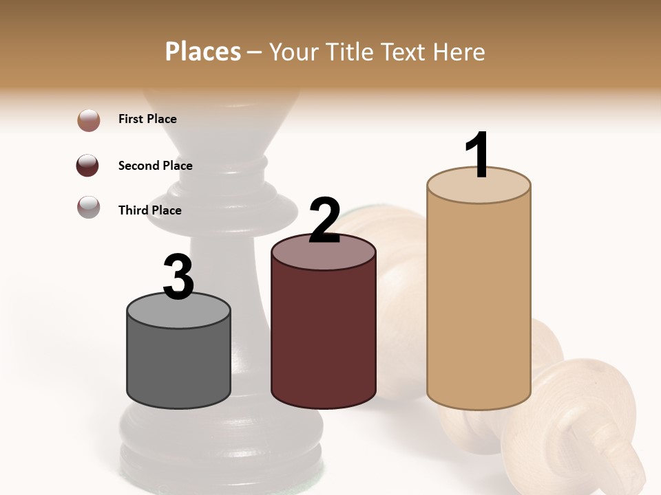 Standing White Concept PowerPoint Template