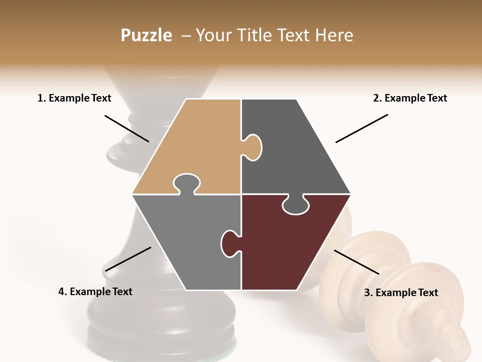 Standing White Concept PowerPoint Template