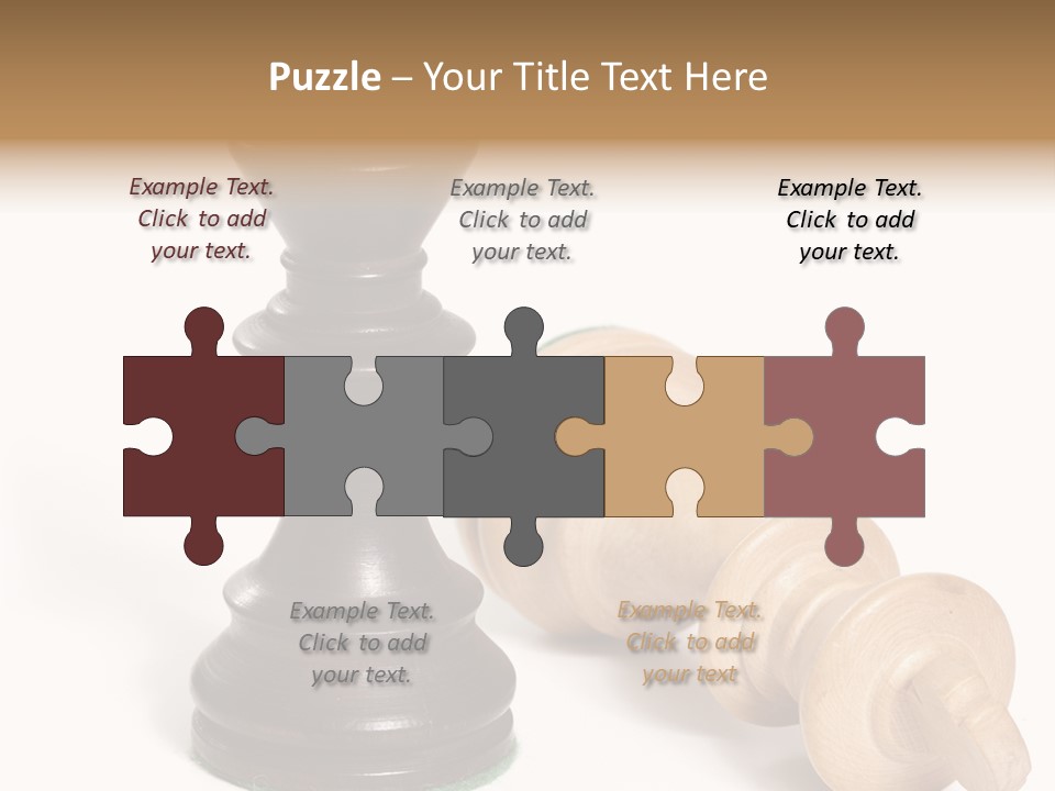 Standing White Concept PowerPoint Template