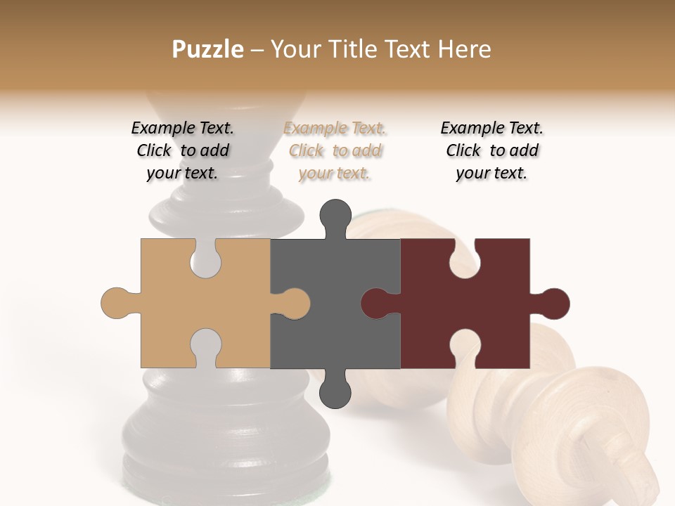 Standing White Concept PowerPoint Template