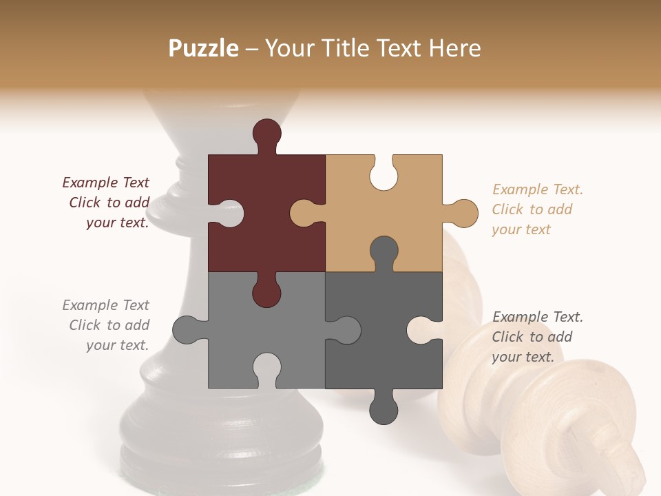 Standing White Concept PowerPoint Template