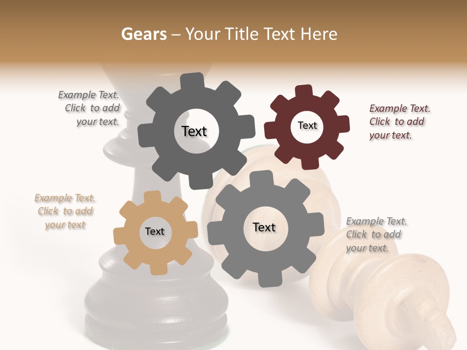 Standing White Concept PowerPoint Template