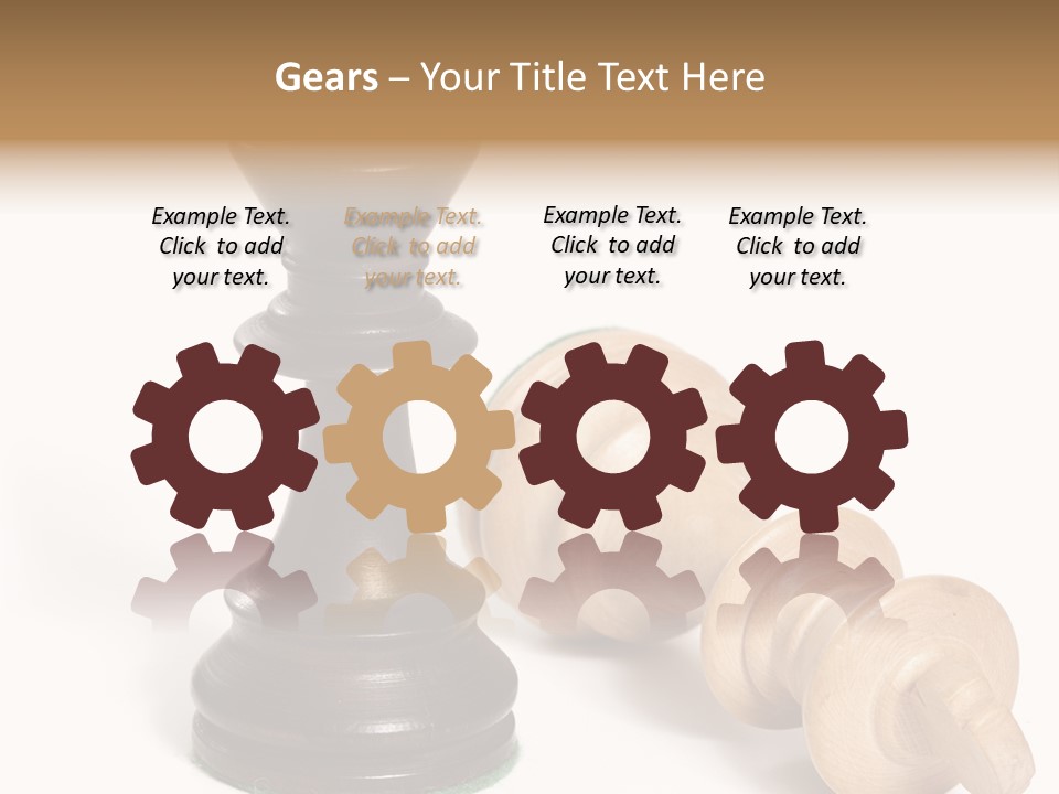 Standing White Concept PowerPoint Template