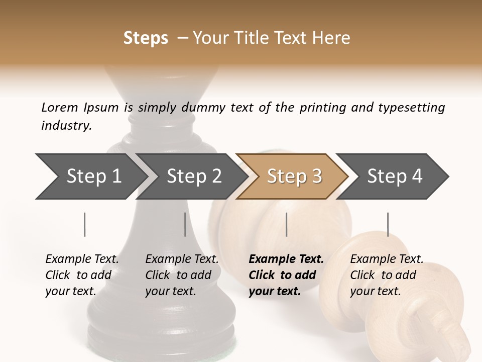 Standing White Concept PowerPoint Template