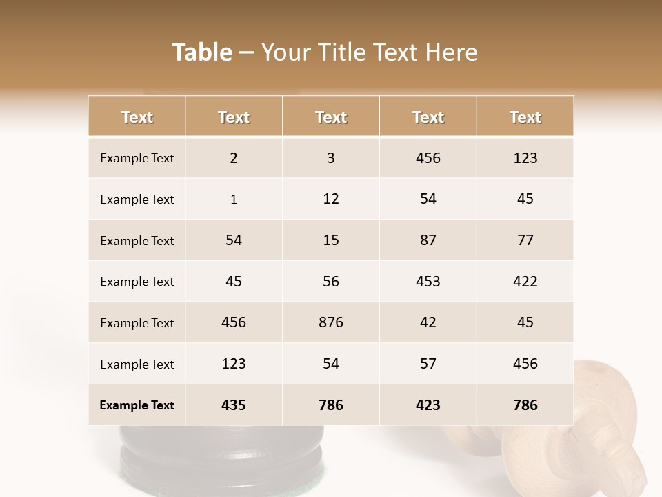 Standing White Concept PowerPoint Template